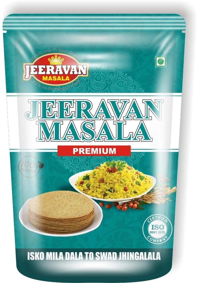 JEERAVAN Premium Masala 1kg For All Types of Savoury Dishes Like Puri, Parathas, Kachori, Samosa, Poha,Chole, Pav Bhaji, Papad, Sandwich, Pulao, Pakoras Salad