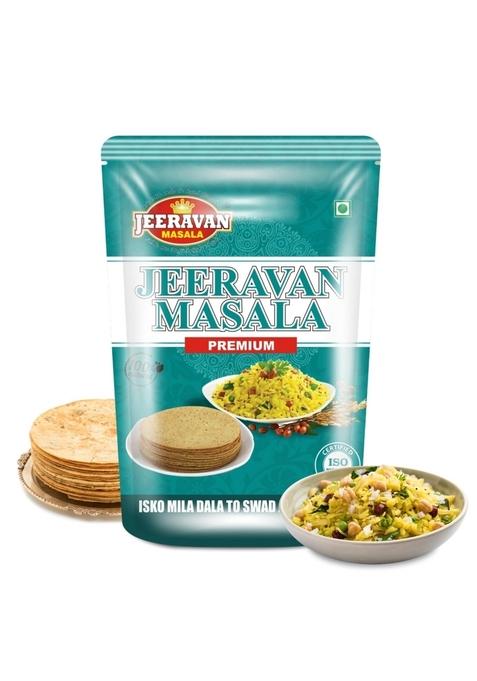 JEERAVAN Premium Masala 1kg For All Types of Savoury Dishes Like Puri, Parathas, Kachori, Samosa, Poha,Chole, Pav Bhaji, Papad, Sandwich, Pulao, Pakoras Salad