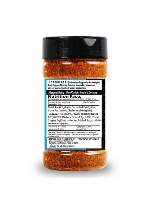 SARANZ Adobo & Baharat Spice Mix Seasoning ( Combo Pack ) Perfect for Snacks, Appetizers | Hand-Grounded Spices Fresh Powder Grilling Marinade Sweet-Spiced 100 Grams Sprinkler Jar
