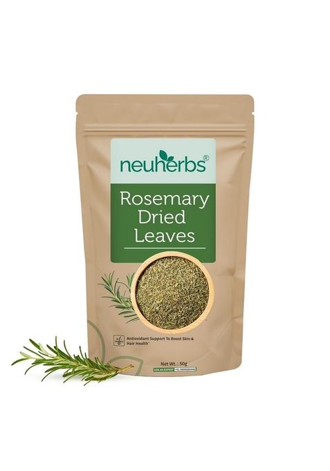 Neuherbs Rosemary Dried Leaves 50g (Pack of 1) | Rich in Antioxidants for Skin & Hair 100% Natural, No Additives Ideal Growth, Seasoning Food, Herbal Tea