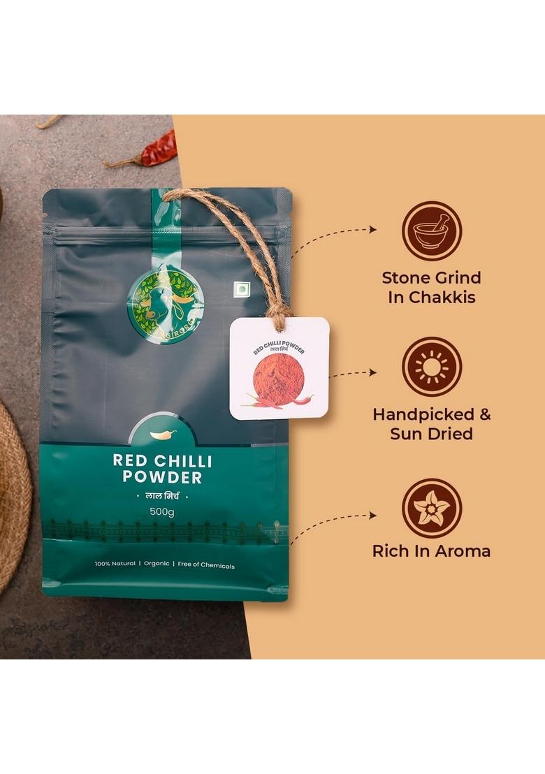 GIRORGANIC Red Chilli (Lal Mirch) Powder