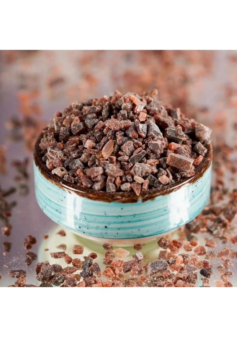 urban platter Black Rock Salt Grinder, 100g (Sendha Namak | Easy to Grind Free from Micro-Plastics Pure & Natural Rich in Minerals) - Indya
