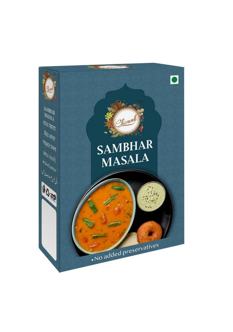 Chounk Sambhar Masala | South Indian Spice Blend 100g Pack Aromatic & Flavorful Mix for Authentic Sambar Powder