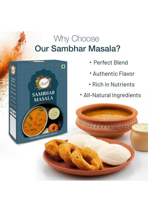 Chounk Sambhar Masala | South Indian Spice Blend 100g Pack Aromatic & Flavorful Mix for Authentic Sambar Powder