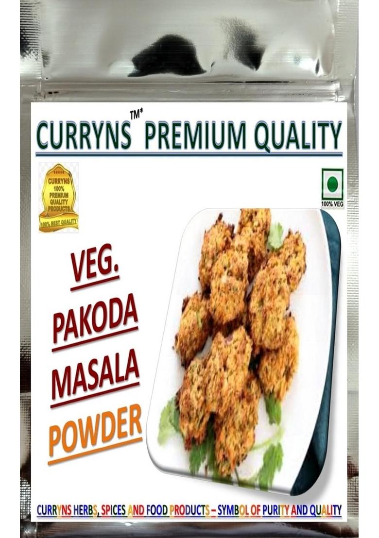 CURRYNS Veg Pakoda Masala Powder | Spices with Natural Oils |/100% Natural/ No artificial colours/ preservatives/Best Choice of Chefs/ Perfect for Cooking/ Ready to Use/ added Flavours/ Rich Aroma And Strong Flavours/Best Kitchen Companion (100 gm)