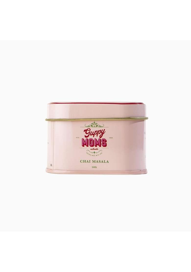Guppy Moms Signature Blend Aromatic Tea Masala Powder with 100% Natural Ingredients | Chai Immunity Booster 50g (Pack of 1) - Indya