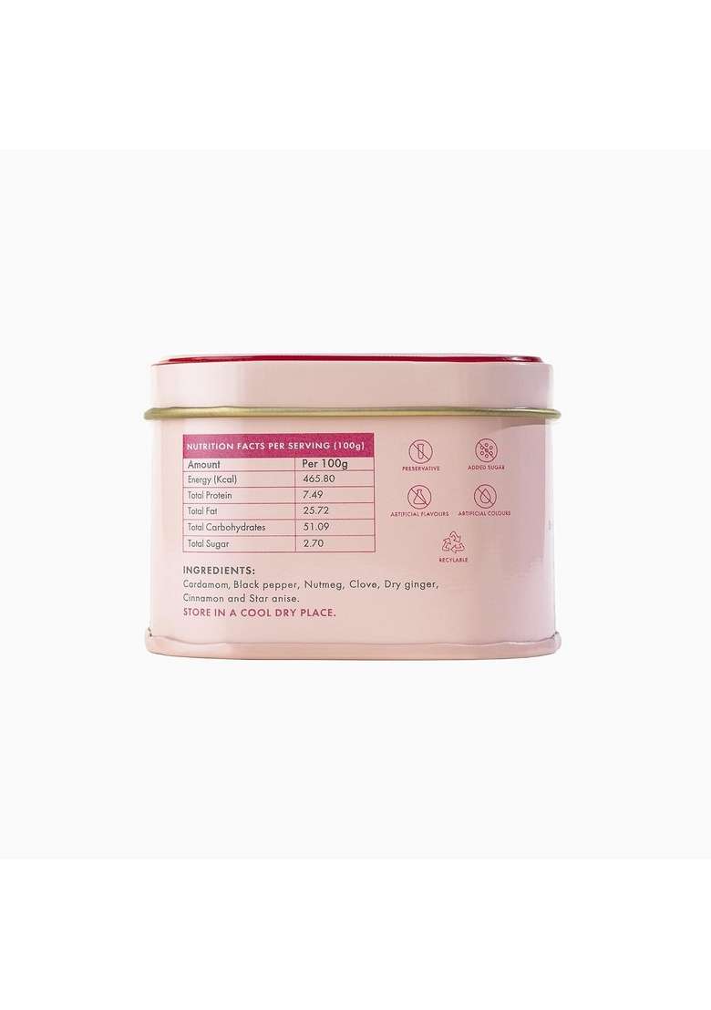 Guppy Moms Signature Blend Aromatic Tea Masala Powder with 100% Natural Ingredients | Chai Immunity Booster 50g (Pack of 1) - Indya