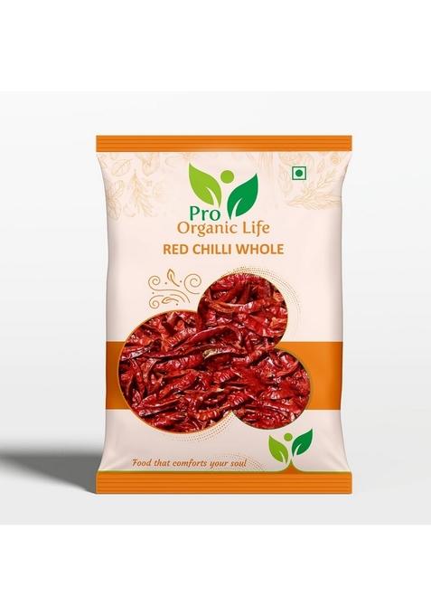 FOODVISTAA DRY RED CHILLI/Sankeshwari/Whole Lal Mirch/Sabut Mirch/Dried Chilli/Kanthari/Mathania-200gm.