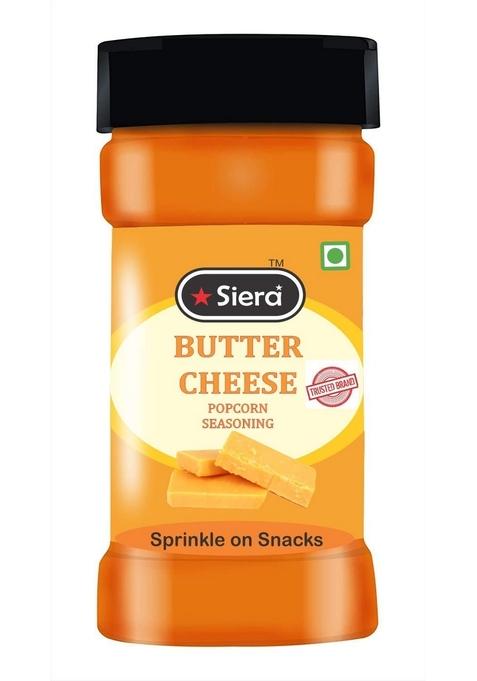 Siera Butter Salt Cheese Popcorn Seasoning Powder Perfect for Pop-Corn, Making Sauce Nachos, Sprinkling on French Fries (Available in 100gm, 200 gm,400gm and 1Kg) - 100 gm
