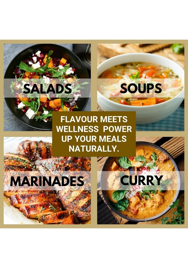 BLISS OF EARTH Garlic Powder 500gm Naturally Organic Dried For Cooking