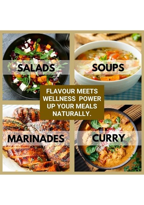 BLISS OF EARTH Garlic Powder 500gm Naturally Organic Dried For Cooking