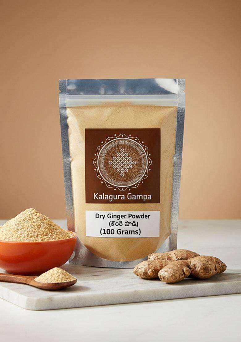 Kalagura Gampa Dry Ginger Powder|Sonti Podi|Natural|100 Grams| - Indya