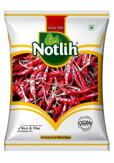 Notlih Premium Whole Guntur Red Chilli |1kg Pack|