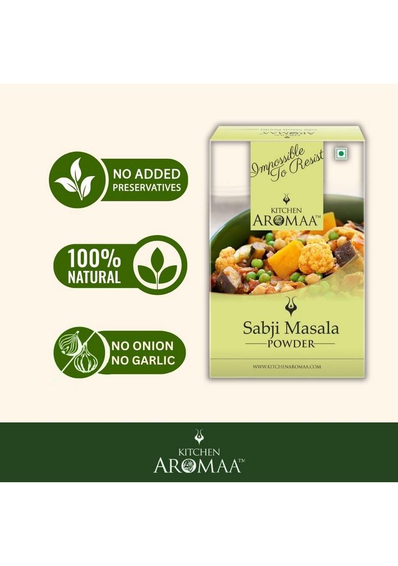 Kitchen Aromaa Sabji masala powder, No Onion