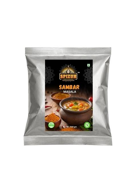 SPIZUH Sambar Masala 500g | Authentic South Indian Spice Mix Pure & Natural Perfect for Idli, Dosa, Rice Curry No Preservatives, Artificial Colors