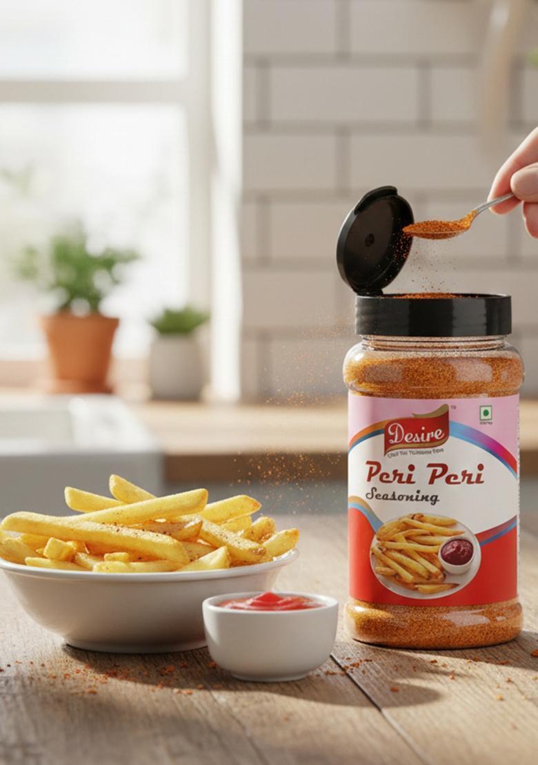 Desire Peri Masala 400 Gram in Jar |Spices Mix for Multi Purpose Seasoning