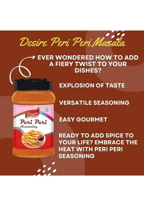 Desire Peri Masala 400 Gram in Jar |Spices Mix for Multi Purpose Seasoning