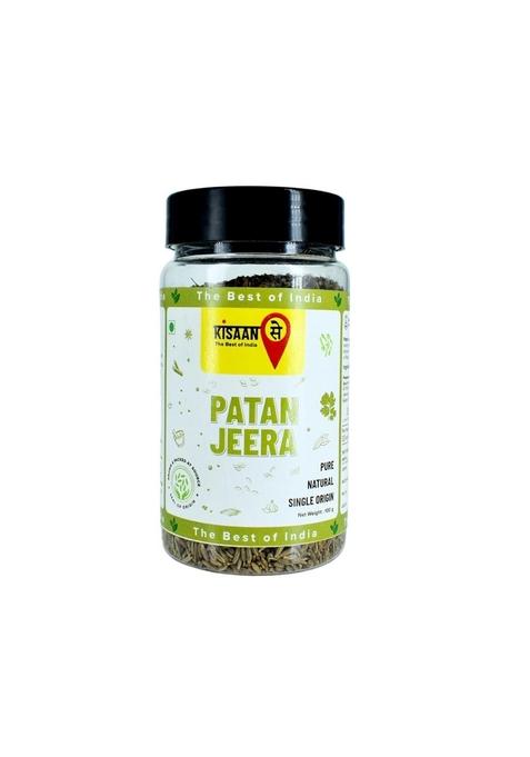 KISAANSAY Patan Jeera | Single Origin Fully Natural Unique Aroma & Flavor Healthy Spices Enhances Taste Hygienically Packed Fresh No Artificial Flavors (200 Grams)