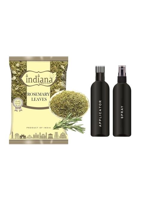 Indiana as offered by nature Rosemary Dried Leaves with 1 Applicator Spray For Hair Growth & Herb Tea (100gm)
