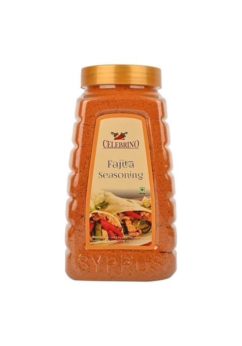 CELEBRINO Authentic Fajita Seasoning Mix Smoky, Spicy Tex-Mex Spice Blend for Chicken, Beef, Shrimp & Veggies, Gluten-Free, All-Natural | 400gm JAR