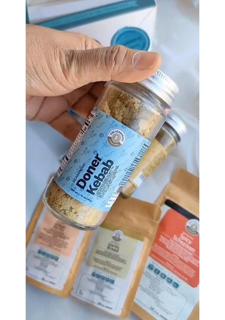 THE SEASONING COMPANY Doner Kebab Premium Spice Blend for Authentic Flavor Ideal Grilling, Roasting & BBQ 50g | Gourmet Mix