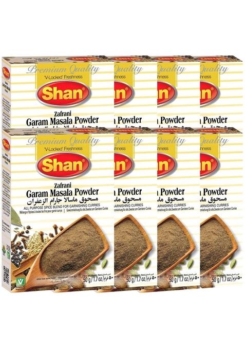 Shan Zafrani Garam Masala, 1.76 oz 50 g, 8 Pack