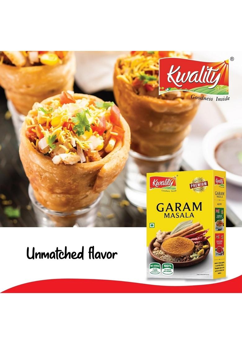 KWALITY Garam Masala 100g, Authentic Blend of Aromatic Spices, Perfect for Indian Curries & Dishes.