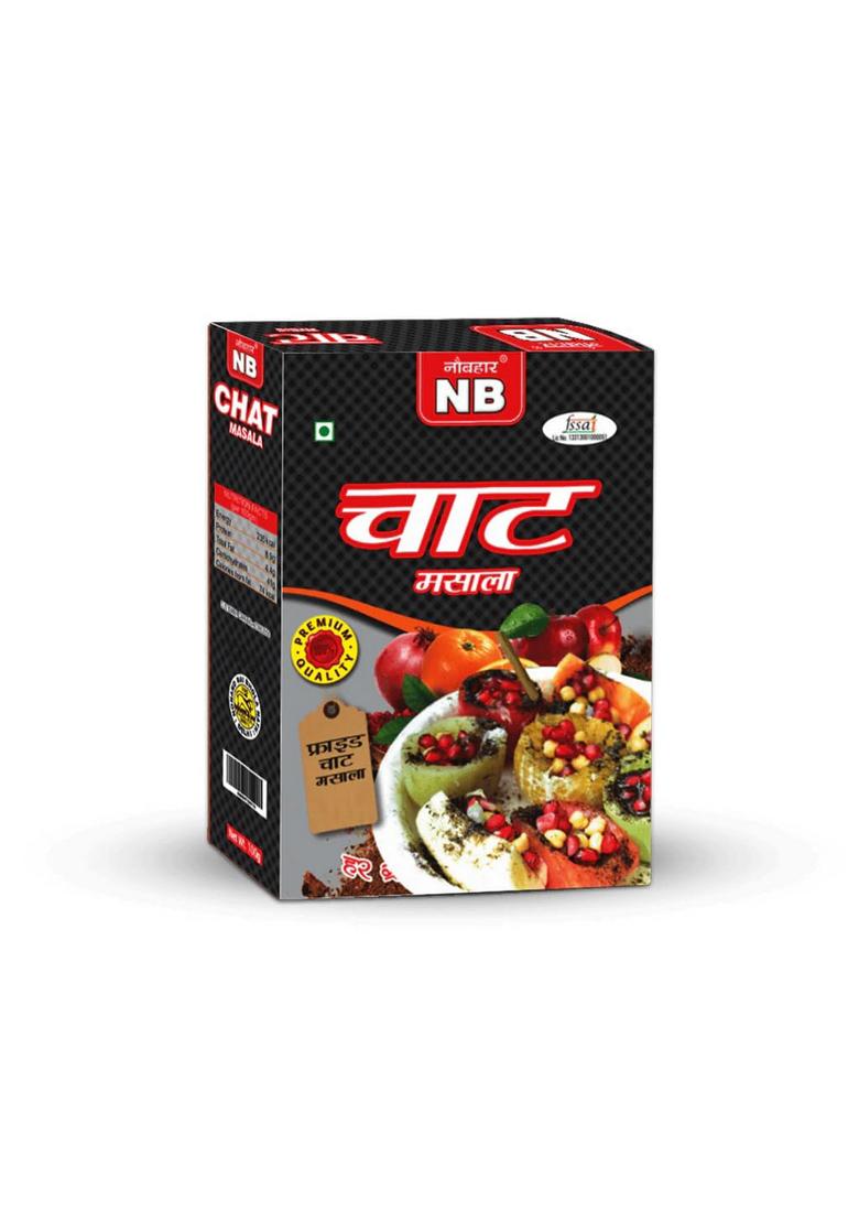 Naubahar NB Chaat Masala 200GM Tangy Savoury Blend of 15 Spices Perfect for Chaats Salads Fruits Raitas Drinks Natural Digestive No Preservatives Enhances Flavour Instantly