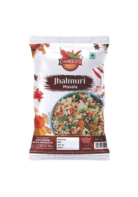 Changezi's Calcutta Jhalmuri Masala/Jhal-Muri Masala | Bhel-Puri Masala/Bhelpuri Jhal Moodi Masala/Delicious Crunchy street food snack Natural And Fresh-190Gx1Pk