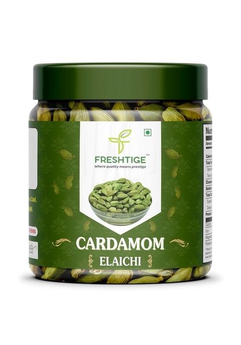 Freshtige Whole Green Cardamom | Choti Hari Elaichi for Cooking, Baking & Beverages (250gm)