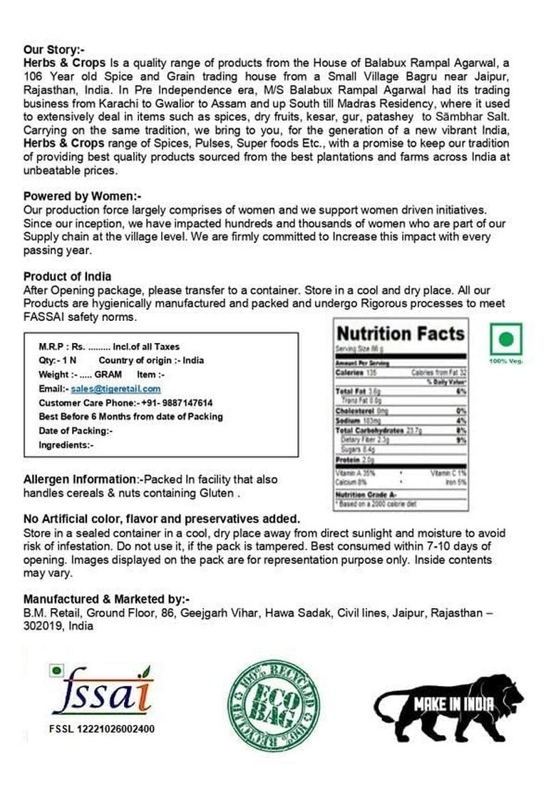 Herbs & Corps Premium Saunf(Fennel) Seeds,1Kg