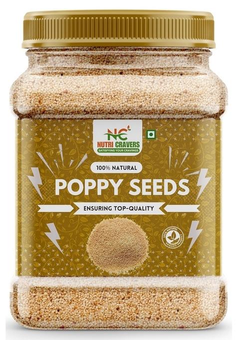 Nutri Cravers Pure & Natural Premium Poppy Seeds 100GM (Posto) - Rich Nutty Flavor Nutrient-Rich Superfood Ideal for Cooking, Baking Traditional Recipes Hygienically Packed