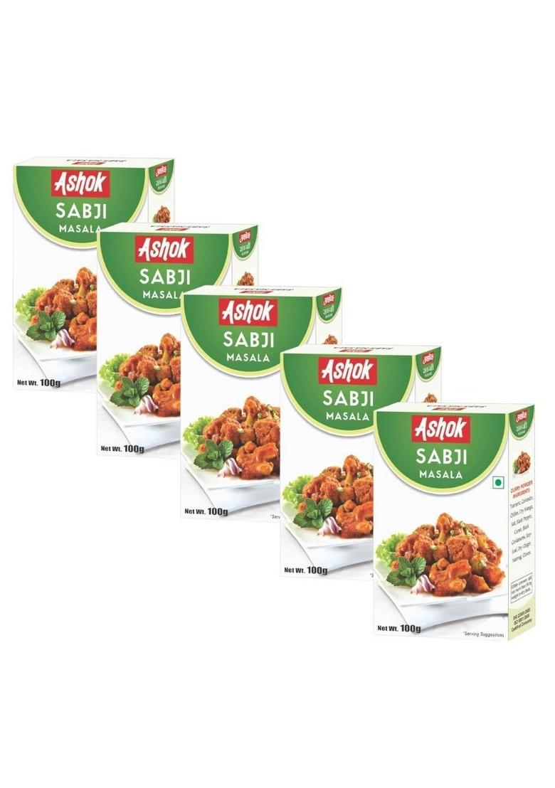 Ashok Sabji Masala Powder, Blended Spices With Natural Ingredients, Vegetable