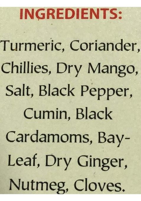 Ashok Sabji Masala Powder, Blended Spices With Natural Ingredients, Vegetable