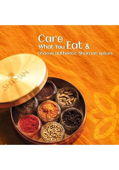 SHAMAN SPICES Turmeric Powder 1 kg | No Artificial Colours or Preservatives High Curcumin Haldi with Natural Oils & Pure Aroma Authentic