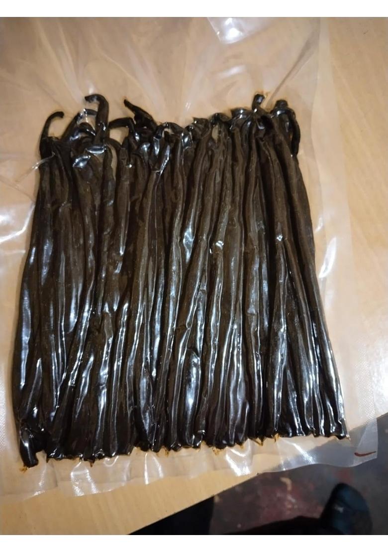 Natural or Nothing Gourmet Vanilla Beans from Madagascar | 250 Grams (100-120 Small Beans) Super Premium Grade A (12-14 cm) Pods Sticks For Baking, Extract, Cooking, Ice Cream, Coffee Brewing