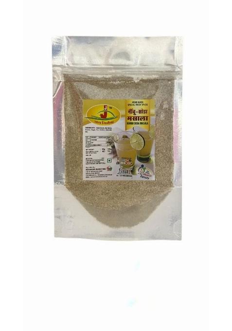 jai jinendra Limbu Soda Masala | Lemon Powder Nimbu Pani Instant Drink Mix No Artificial Flavour & Preservative Pack Of - 100 Gm (Pack 2)