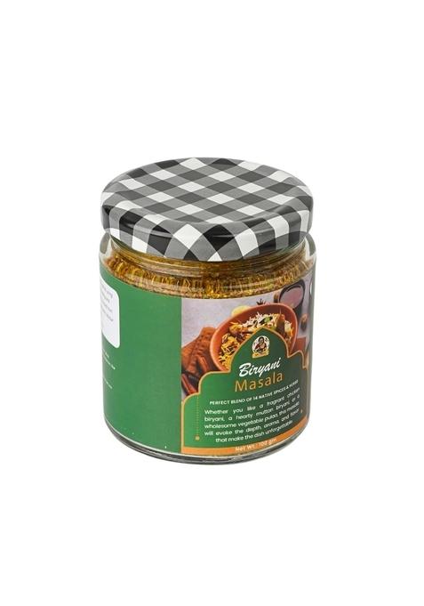 My Okhli Handcrafted Biryani Masala | Traditionally Stone Grounded Ancient Family Recipe Perfect Blend of 14 Spices & Herbs for Great Taste Aroma No Preservative Pesticides| 100 % Natural and Lab Tested