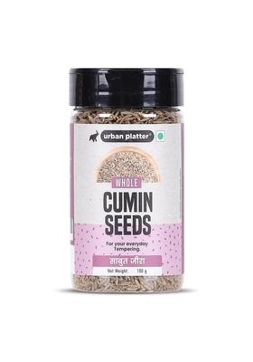 urban platter Whole Cumin seeds, 100g (Sabut Jeera | Natural Coolant Everyday Tempering Indian Khada Masala)