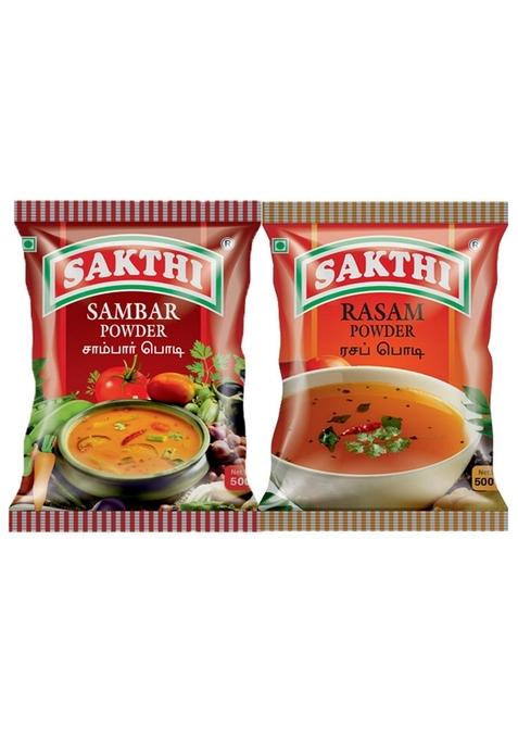 SAKTHI Sambar Powder 500g, Rasam 500g