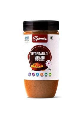 SPIMIX Hyderabadi Biryani Masala | 120g Premium Blend of Herbs & Spices Made Healthier with Vitamin B12 D Himalayan Pink Salt Authentic Flavor for Dum Rice Dishes