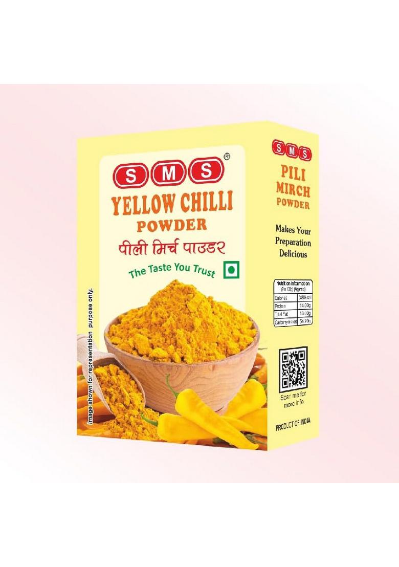 Subhash Masala Store SMS Yellow Chilli Powder 100G