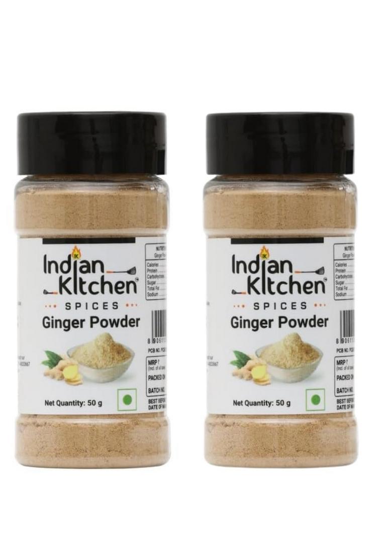 Indian Kitchen Ginger Powder (Pack of 2) | Pure & Aromatic Natural Dry Spice for Cooking, Baking, Tea Home Remedies No Additives, 100% Authentic Flavor