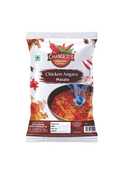 Changezi's Chicken Angara Masala | Spicy Smoky Flavour Curry Masala/Chicken Gravy Ready To Cook Spice Mix Powder-240Gx1Pk