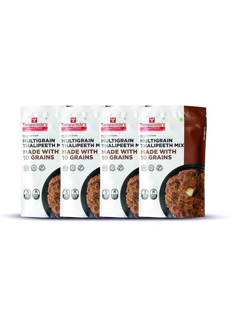 Tanawade’s Smart Food Instant Multigrain Thalipeeth Mix – Buy 3 Get 1 Free (Pack of 4) • No Preservatives Ready-to-Cook High-Fibre Multi-Grain Flatbread Hand‑Picked Flavours