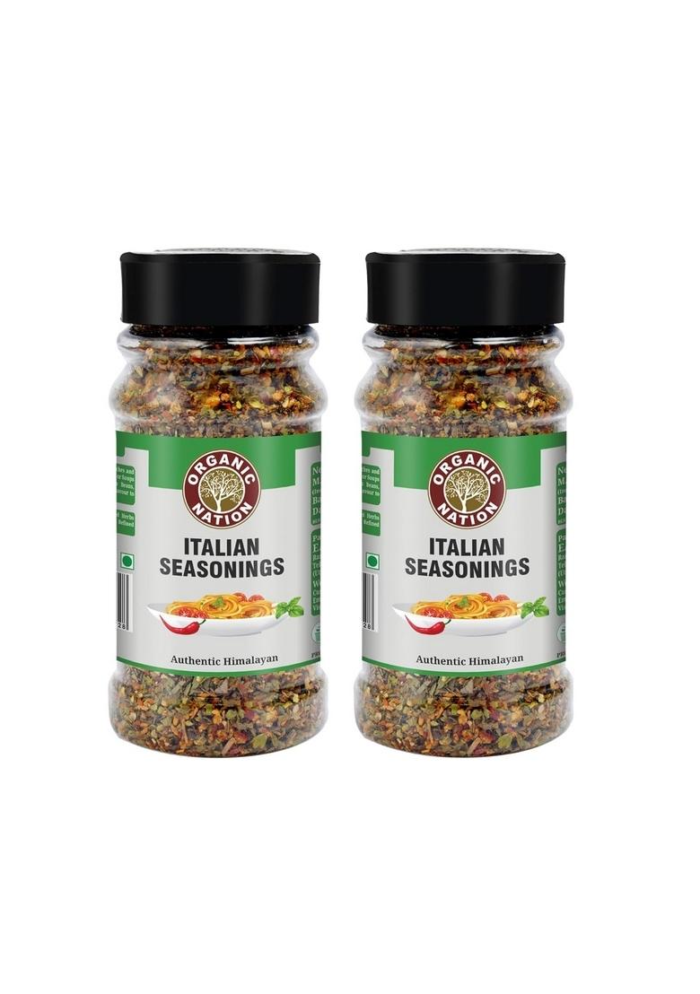 Organic Nation Italian Seasoning 90g (Pack of 2) | Premium Mixed Herbs for Pasta, Pizza, Sauces & Marinades