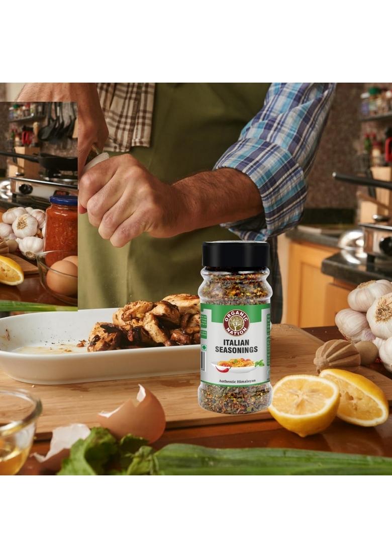 Organic Nation Italian Seasoning 90g (Pack of 2) | Premium Mixed Herbs for Pasta, Pizza, Sauces & Marinades