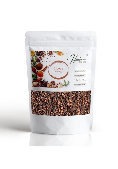 Heirloom Spices Spices- 200 grams Whole Natural Cloves From Kerala | Pesticide Free, Non-GMO Premium Sabut Laung HEALTHY LIFE CHOICE