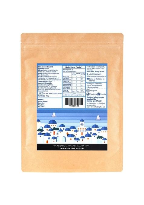 urban platter Mediterranean Coarse Sea Salt, 1Kg [Product of Greece, Sun-dried, Perfect for Seasoning & A Great Finishing Salt]
