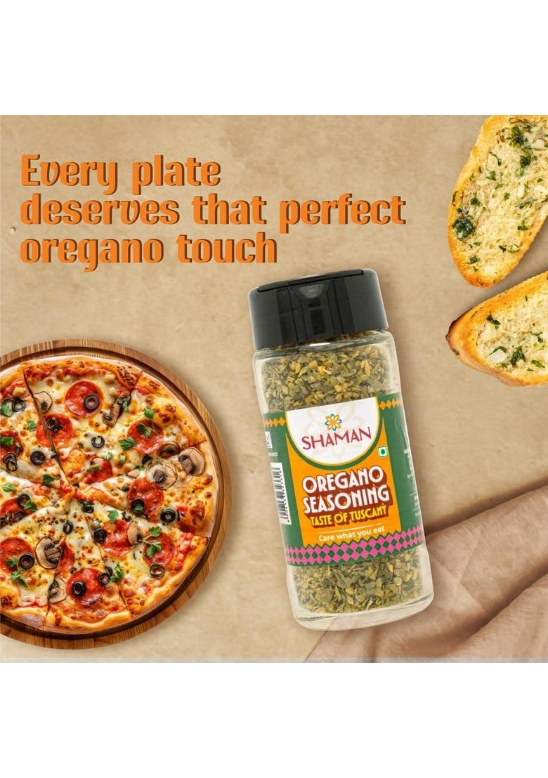 SHAMAN SPICES Continental Seasoning Combo Pack of 4 | Peri Peri, Italian Seasoning, Oregano and Chilli Flakes No Artificial Flavor or Preservatives Authentic
